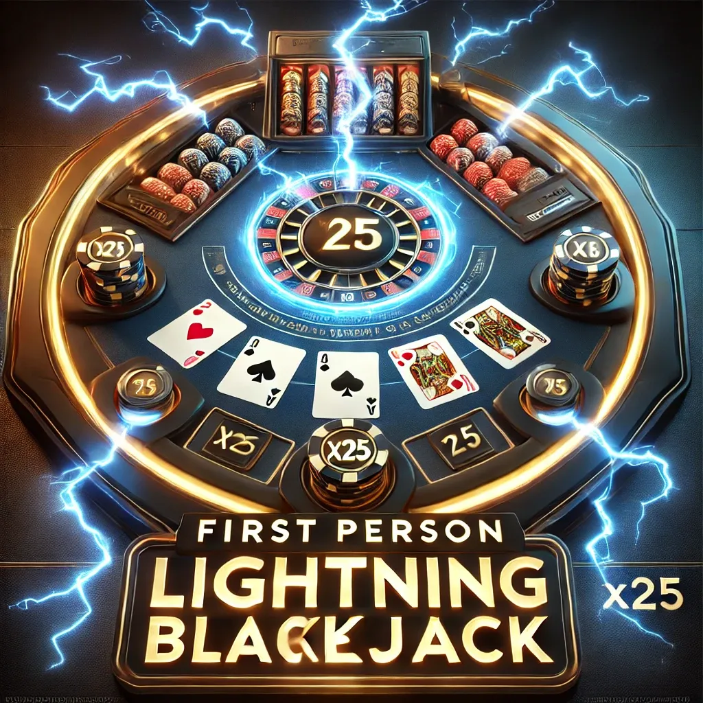 Play First Person Lightning Blackjack with Thrilling Multipliers
