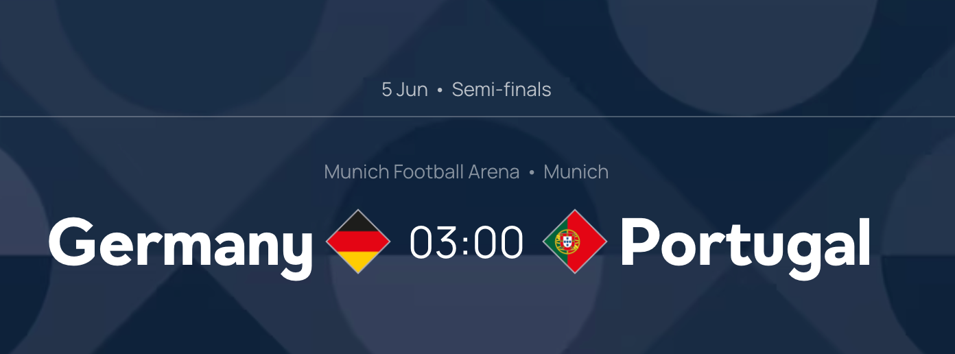 Germany vs. Portugal