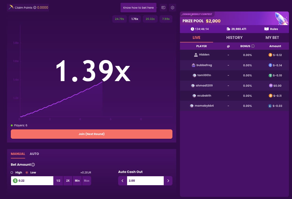 Crash Game – High Risk, High Reward