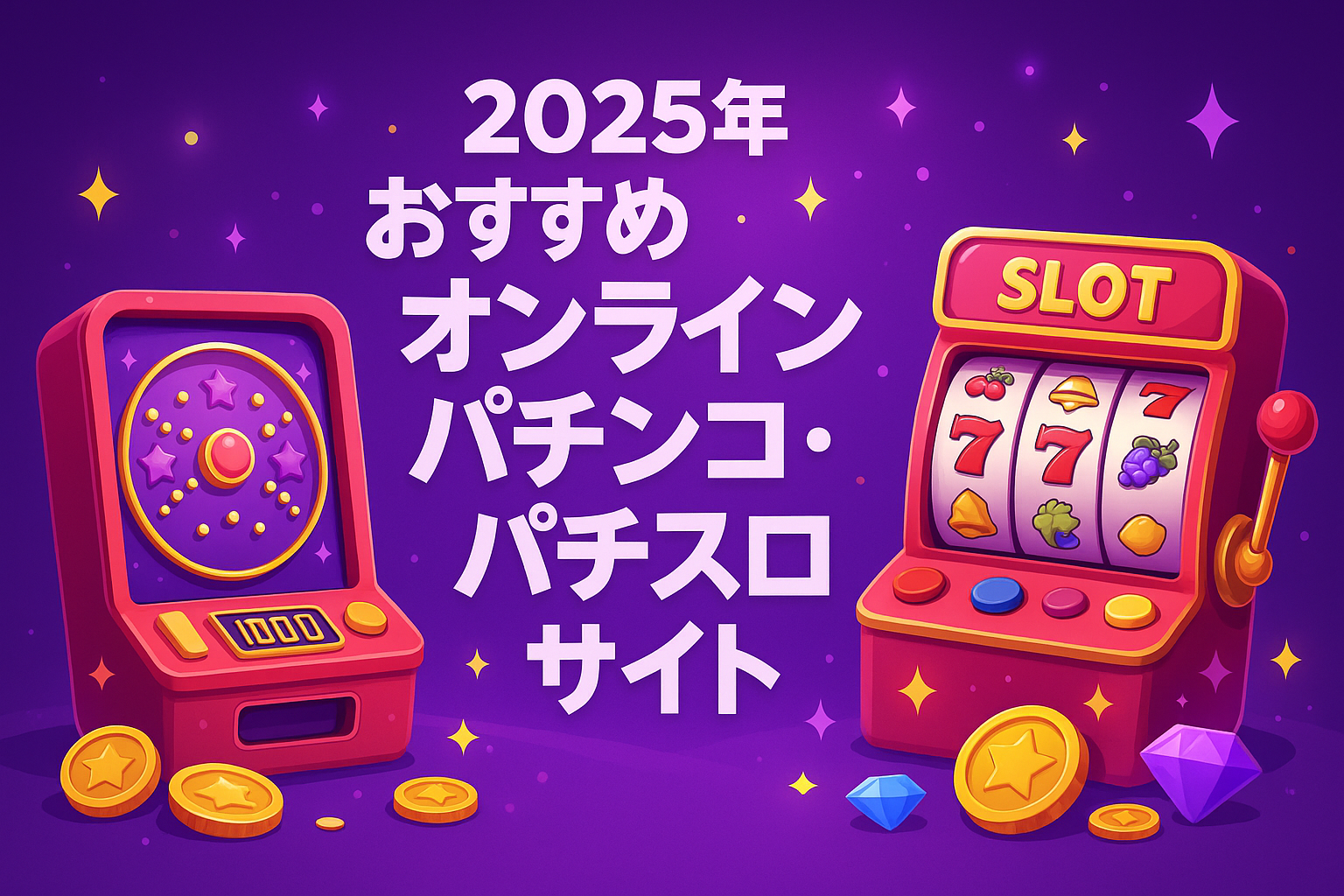2025年おすすめオンラインパチンコ・パチスロサイト