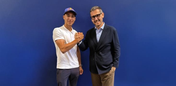 When he lines up on the MotoGP grid in Yamaha colors