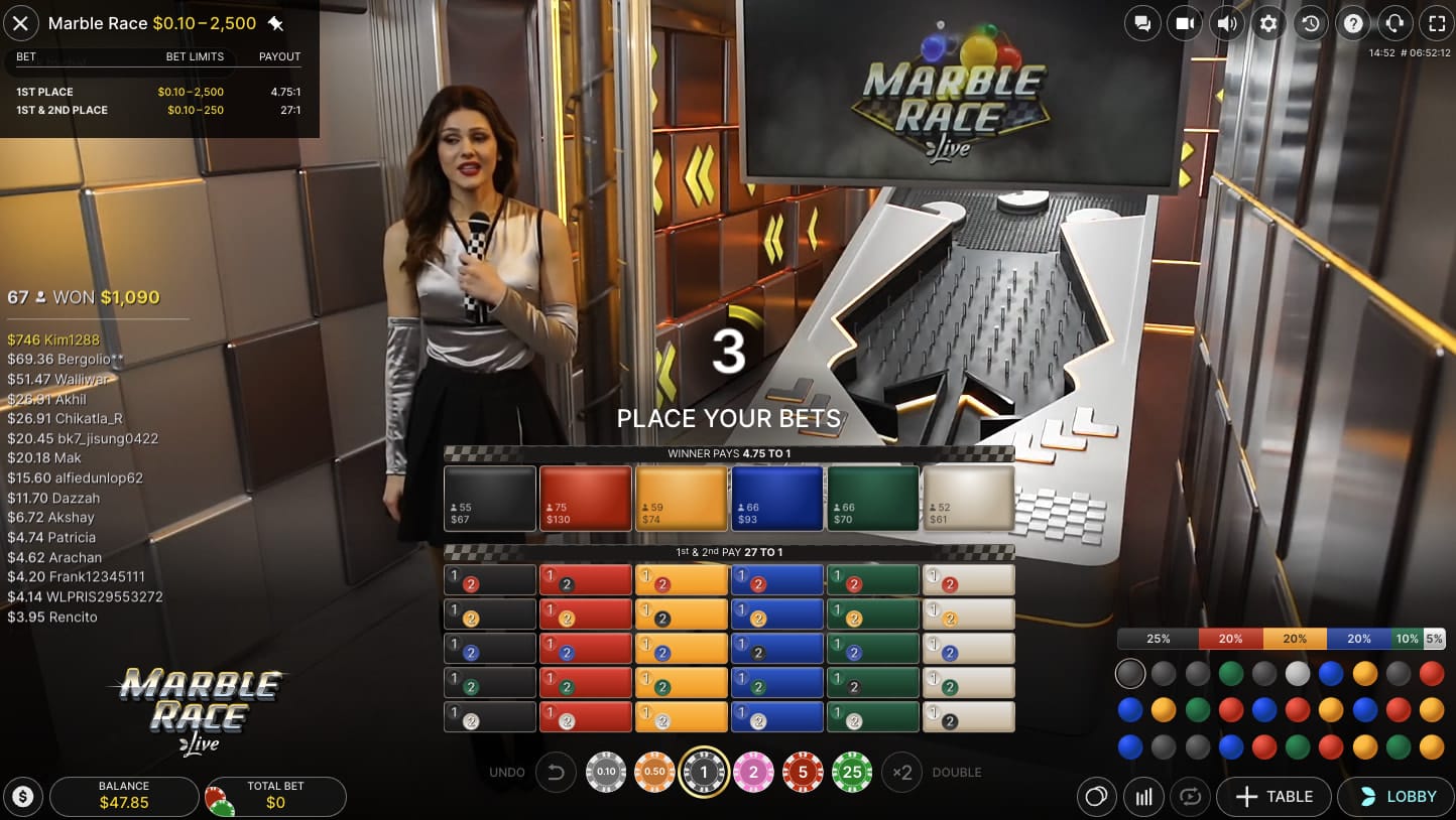 Marble Race Review – Is This Evolution’s Most Underrated Betting Game?