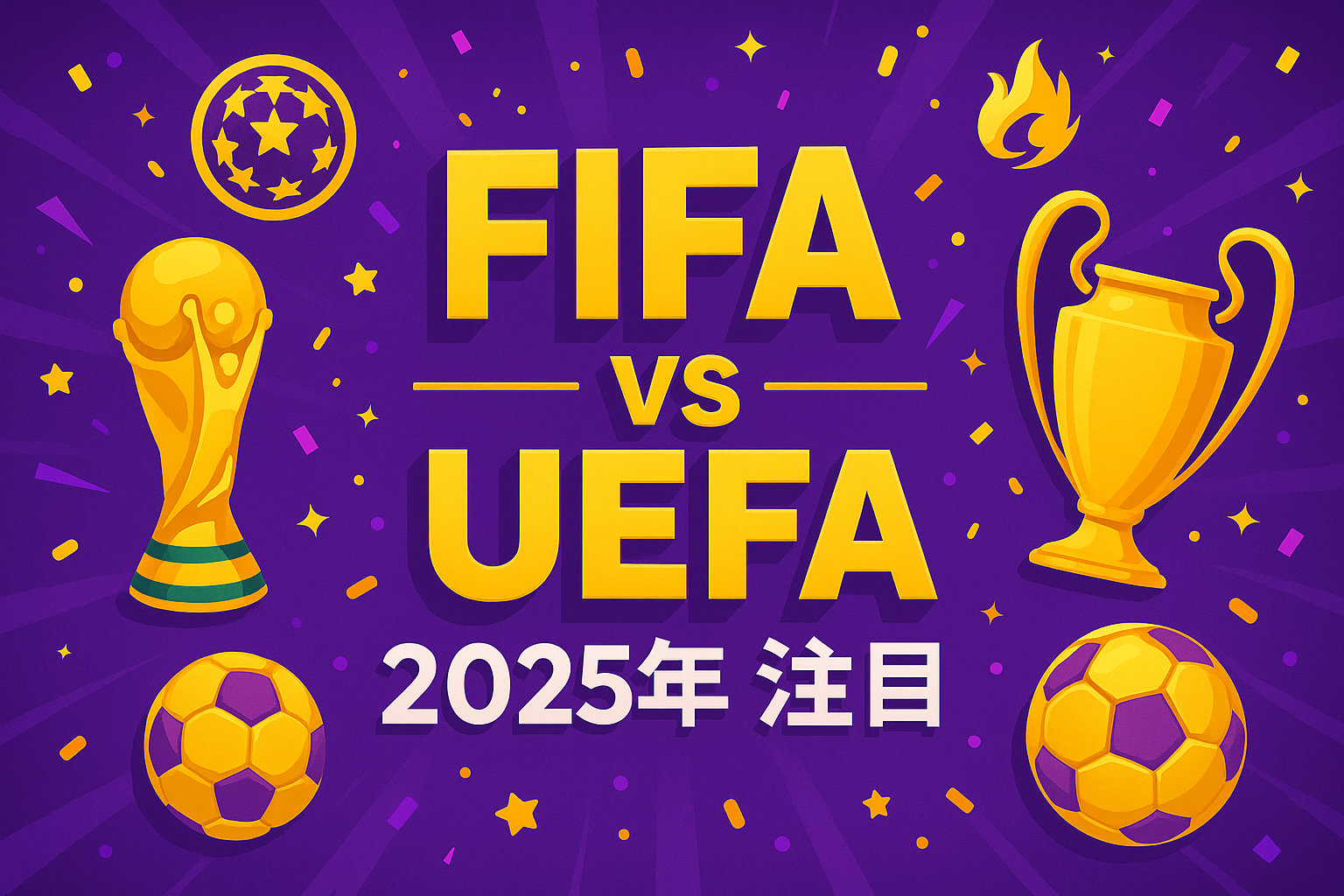 FIFA vs. UEFA2025年注目