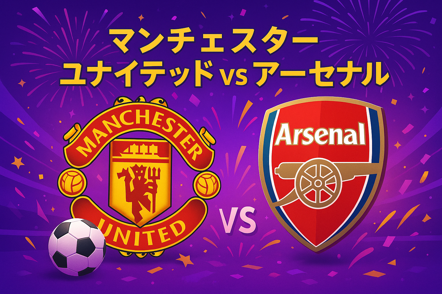 マンチェスターユナイテッドvsアーセナル