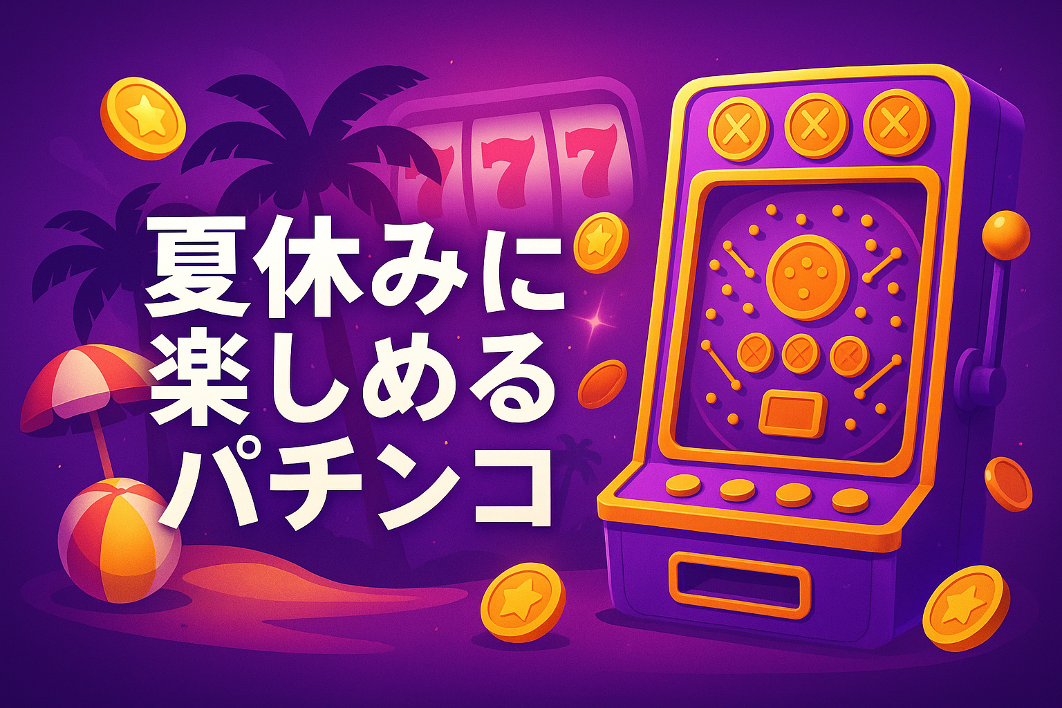 夏休みに楽しめるパチンコ
