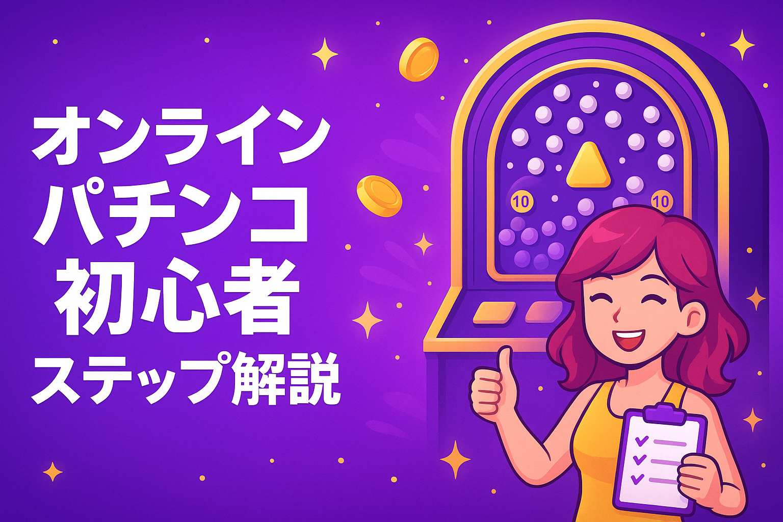 オンラインパチンコ初心者ステップ解説