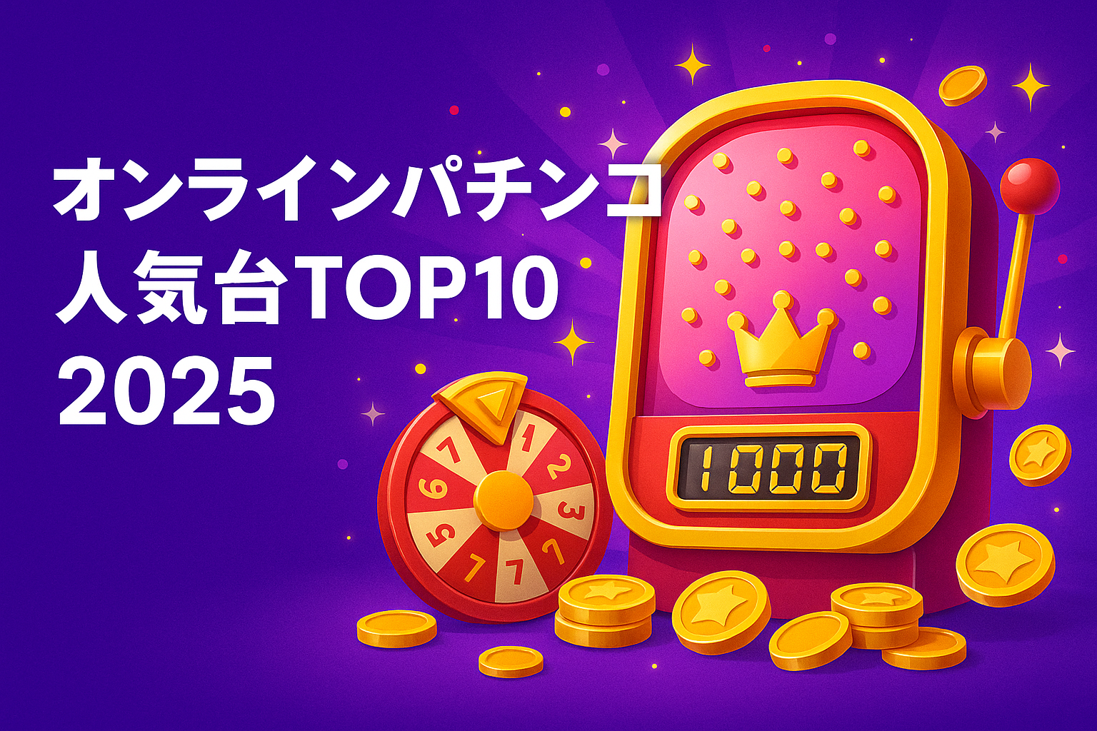オンラインパチンコ人気台TOP10 2025年