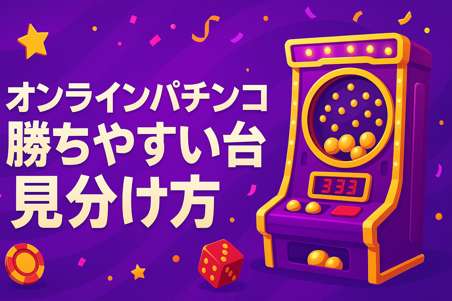 オンラインパチンコ勝ちやすい台見分け方