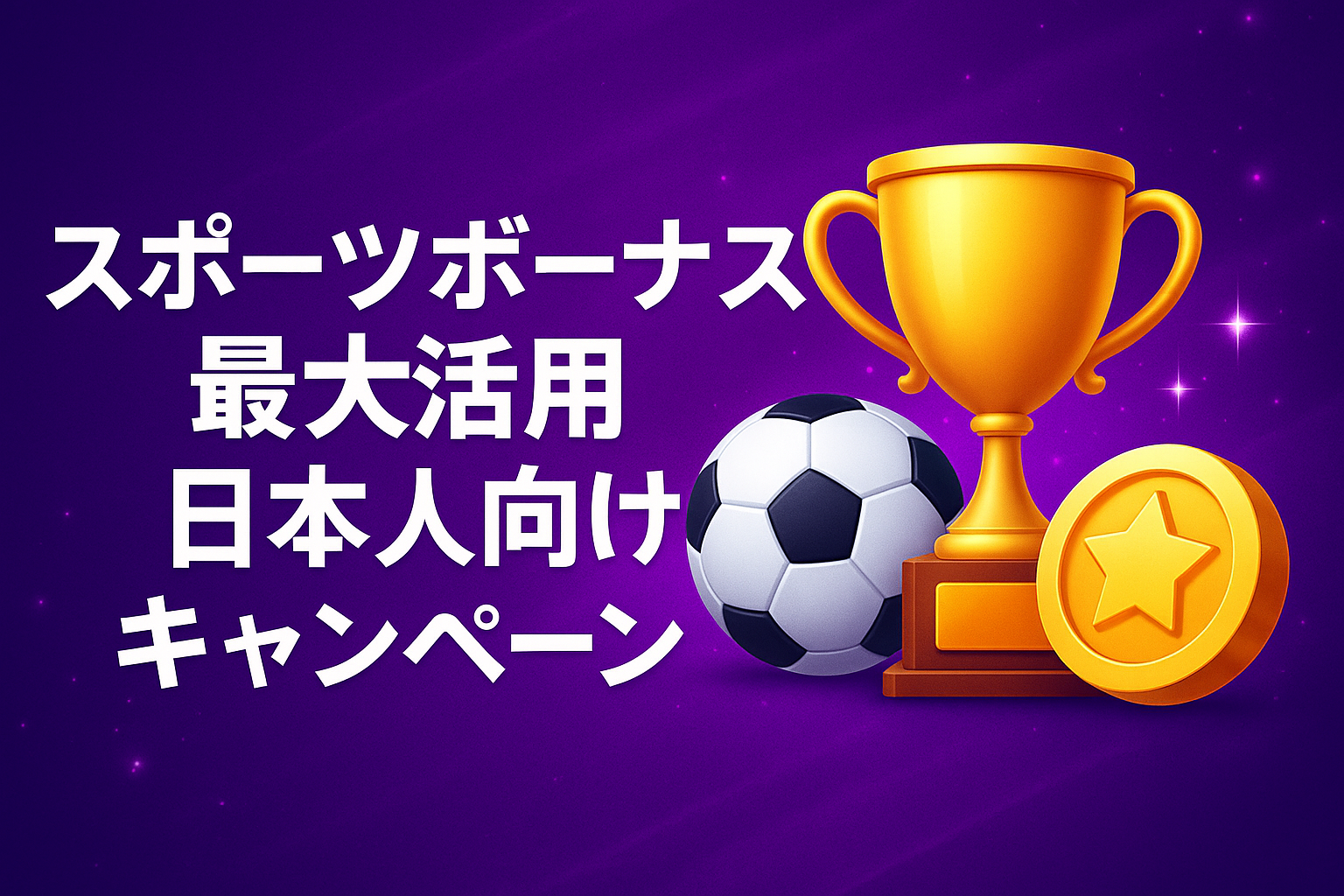 スポーツボーナス最大活用日本人向けキャンペーン