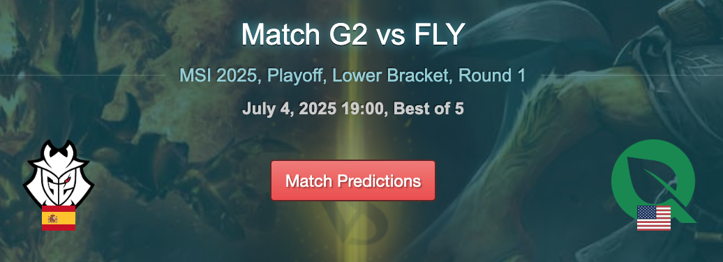 Why This G2 vs FLY Clash Matters