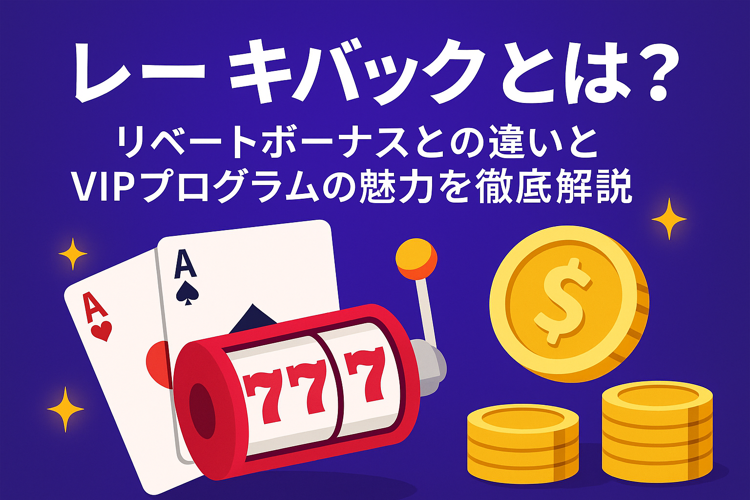 レーキバックとは?リベートボーナスとの違いとVIPプログラムの魅力を徹底解説