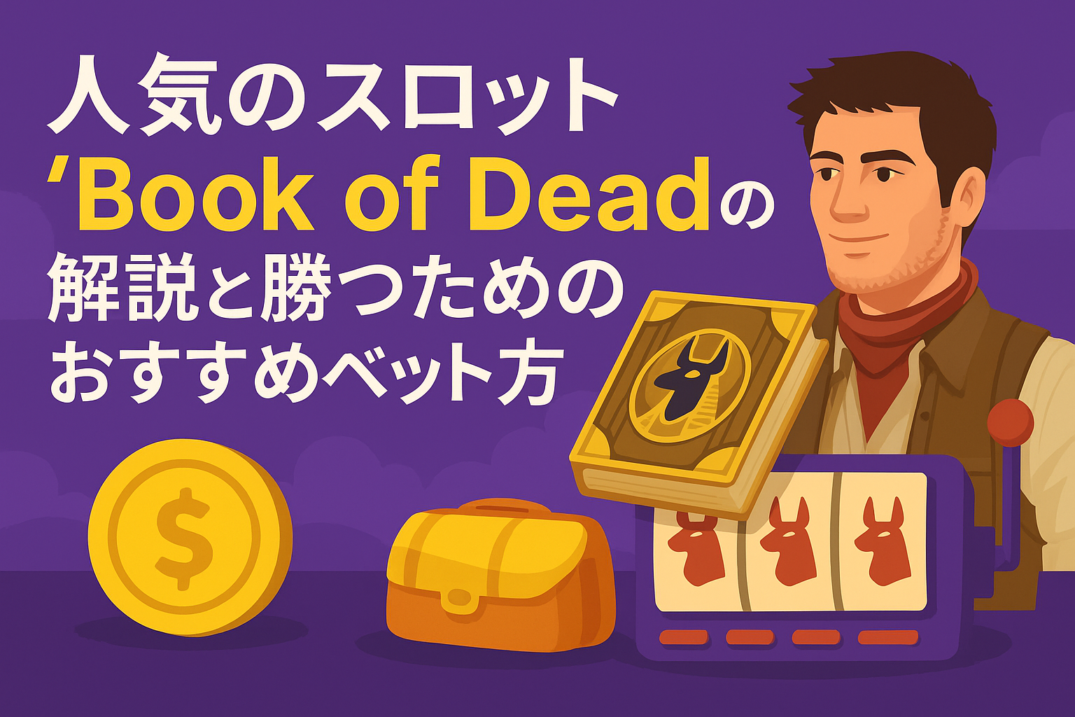 人気のスロット Book of Deadの解説と勝つためのおすすめベット方法