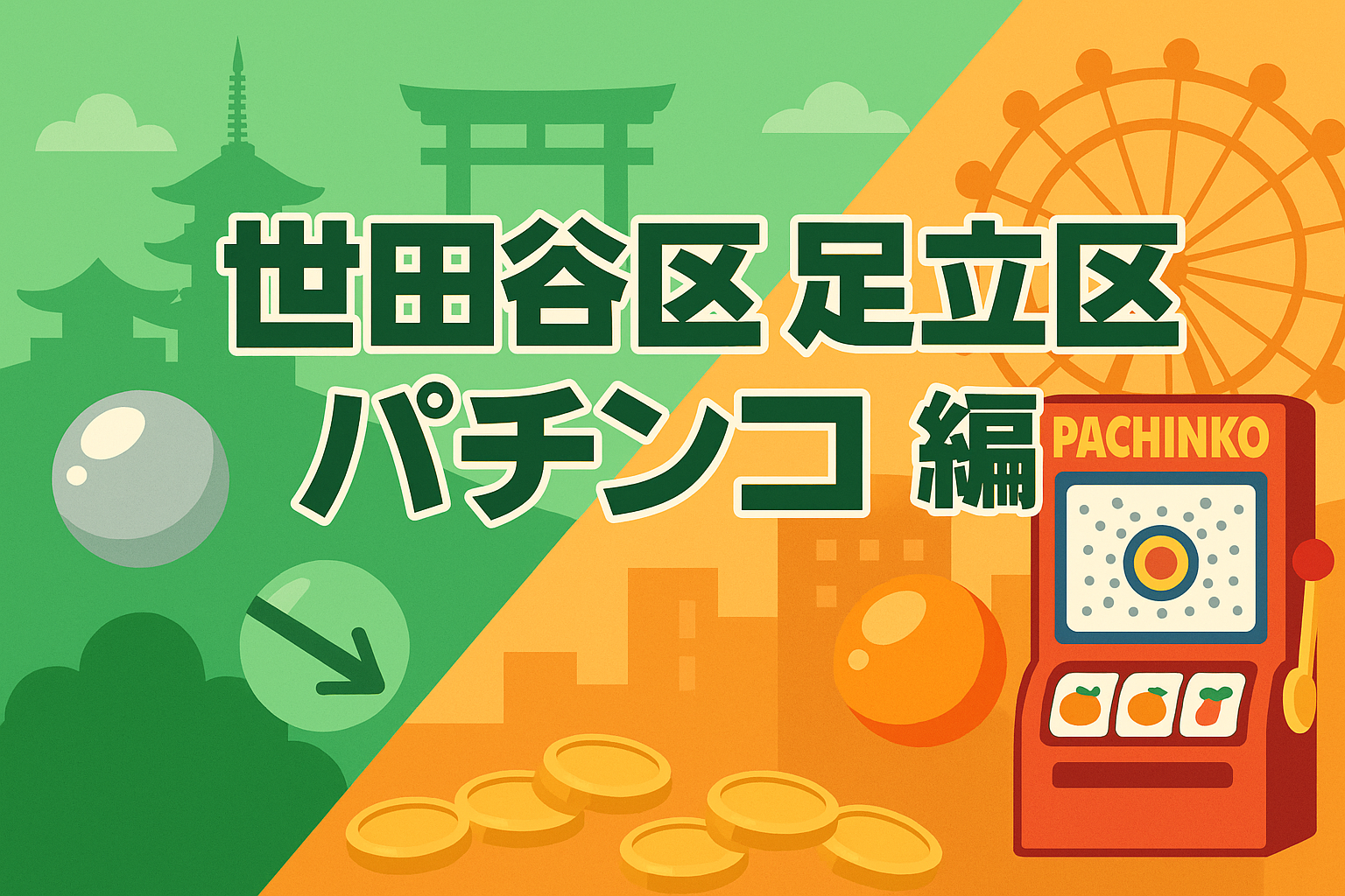 世田谷区 足立区 パチンコ 編