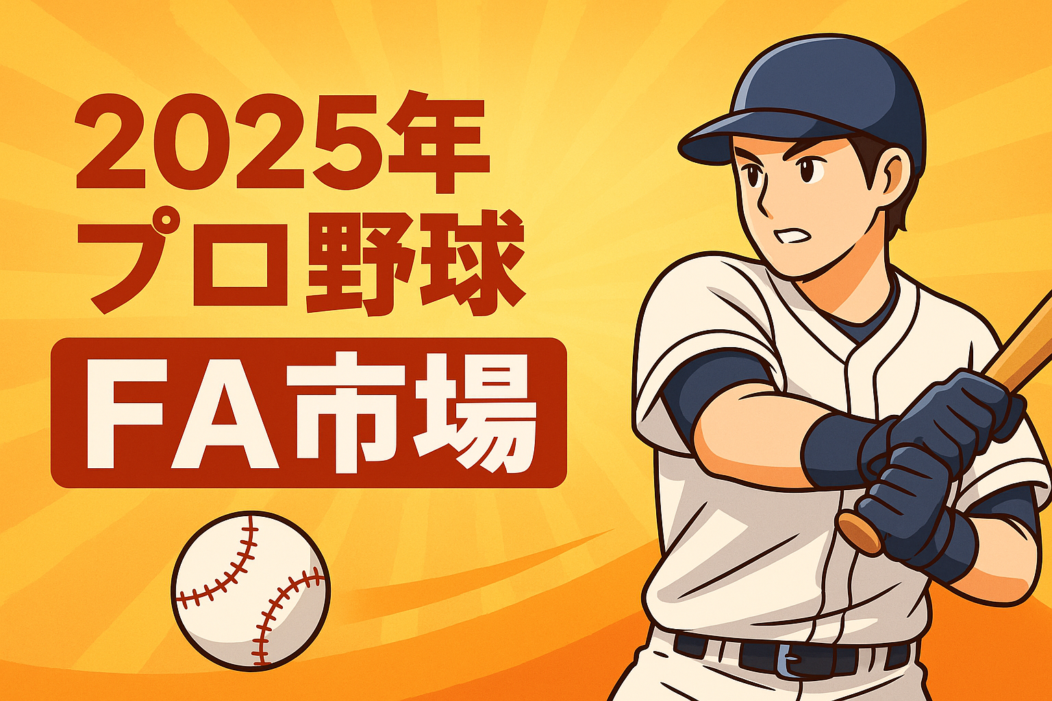 2025年 プロ野球 FA 市場