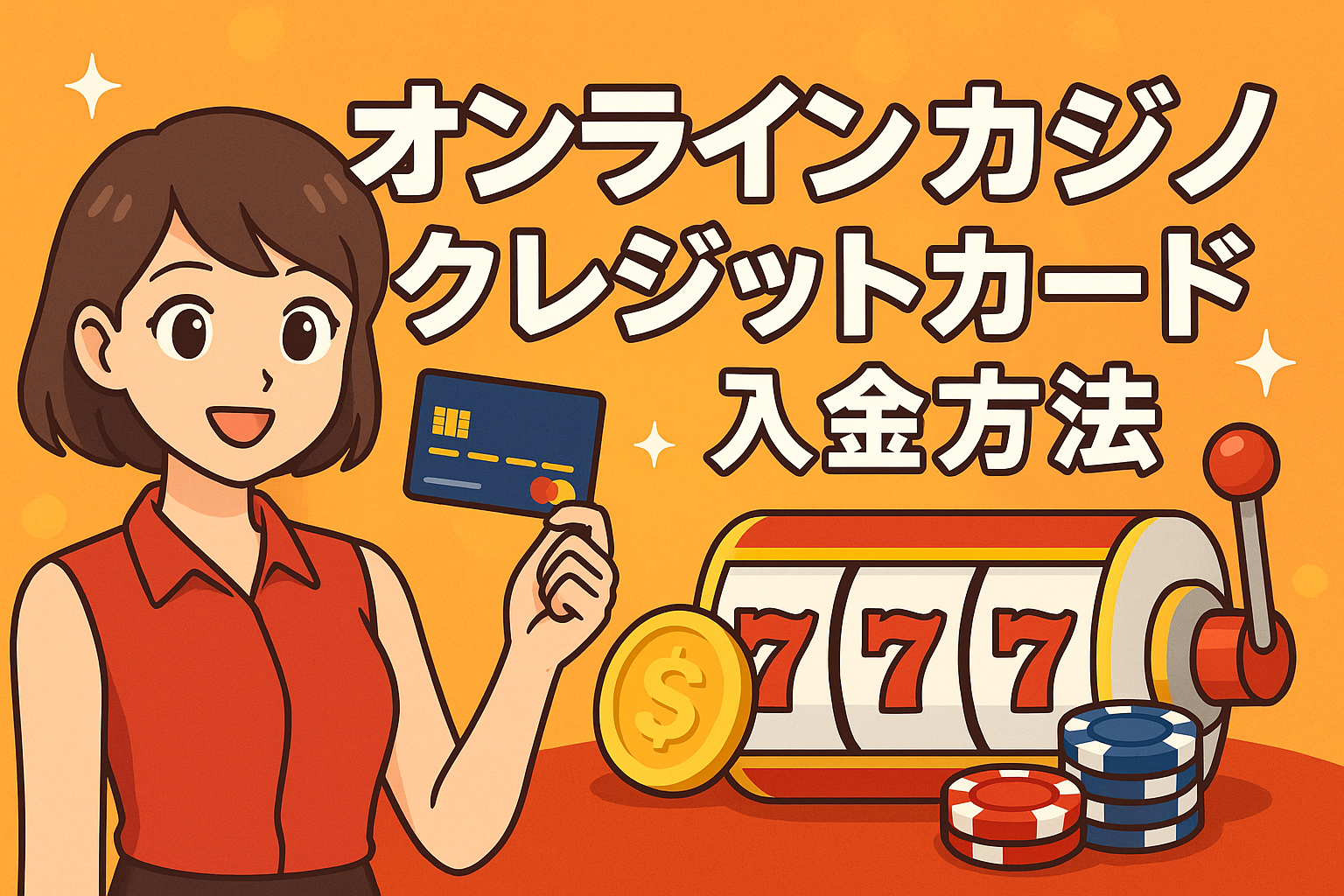 オンラインカジノ クレジットカード 入金方法