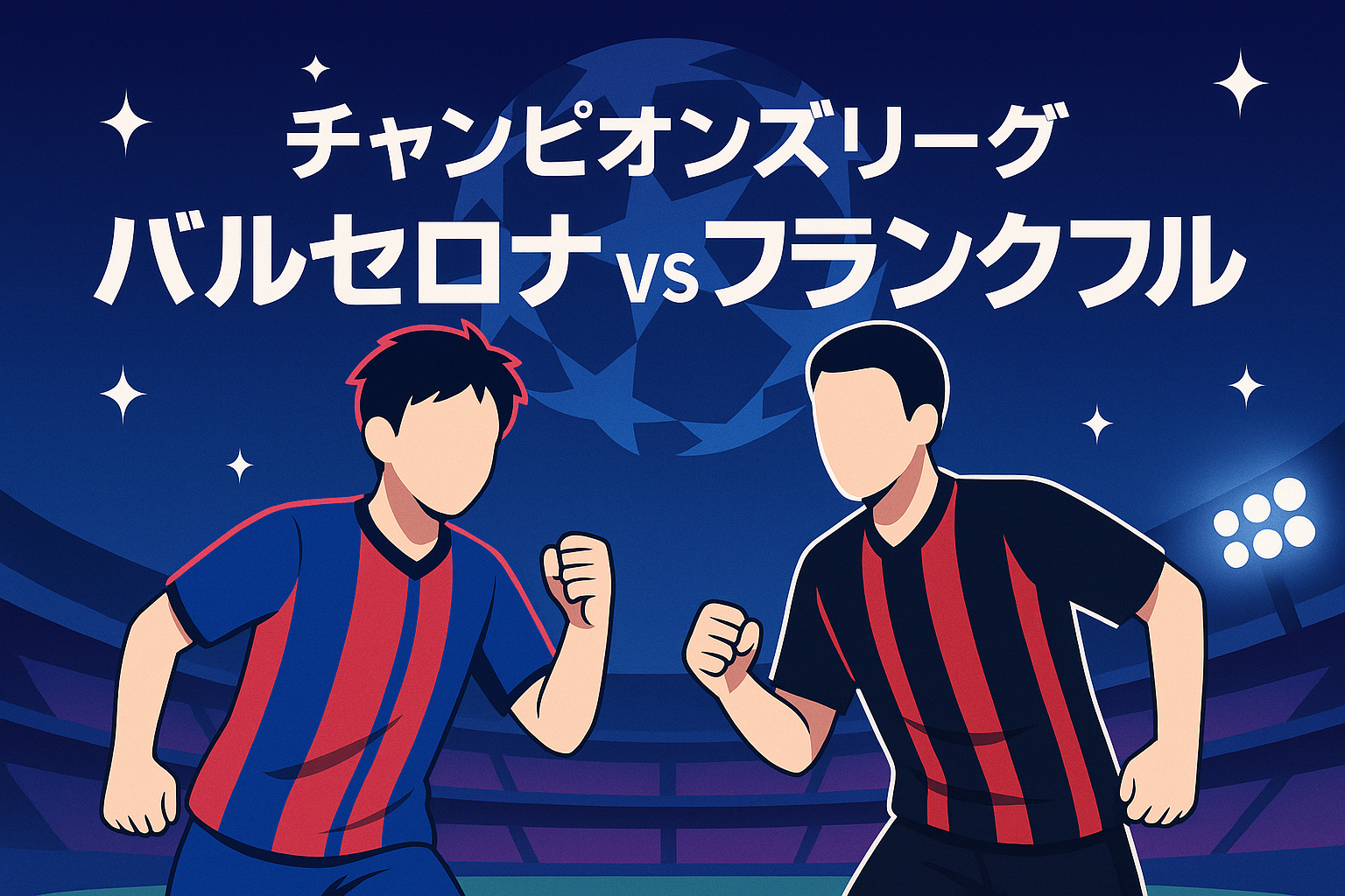 チャンピオンズリーグ バルセロナ vs フランクフルト
