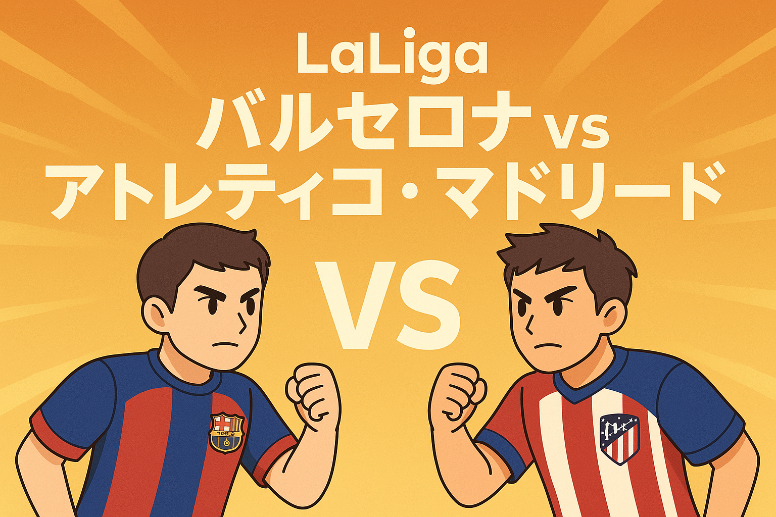 LaLiga バルセロナ vs アトレティコ・マドリード