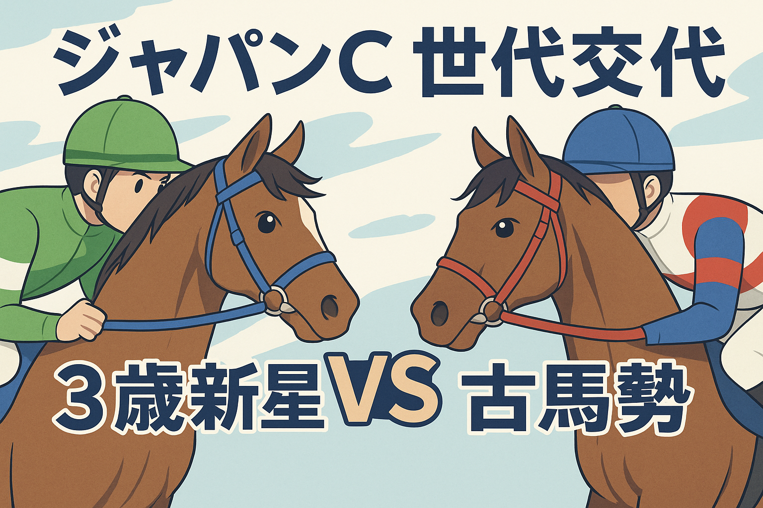 ジャパンC 世代交代 3歳新星 vs 古馬勢