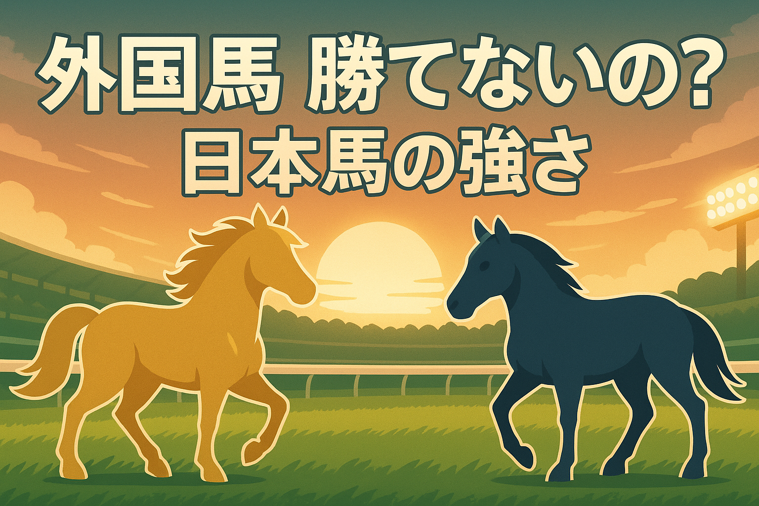 外国馬 勝てないの? 日本馬の強さ