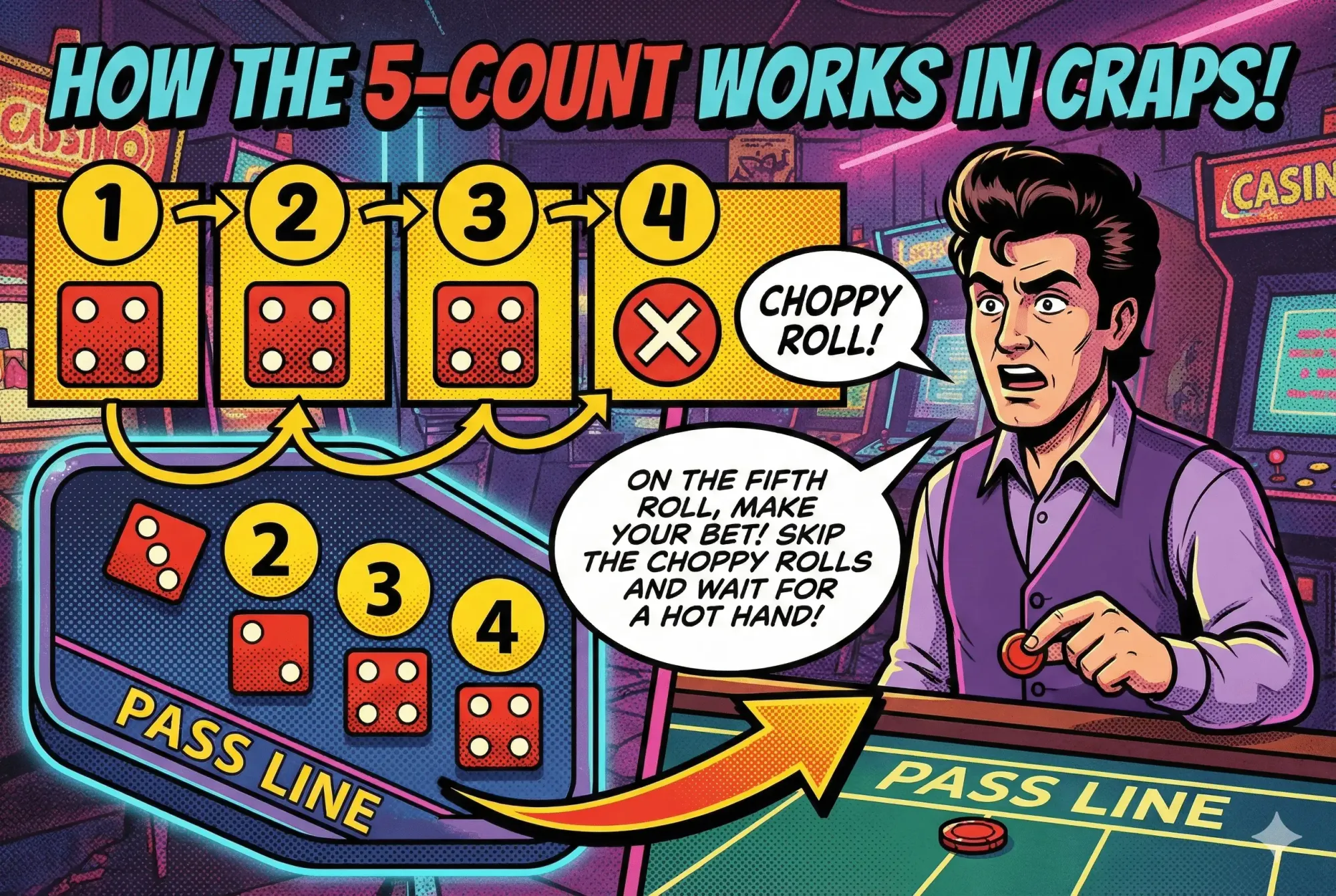 The 5-Count Craps Strategy