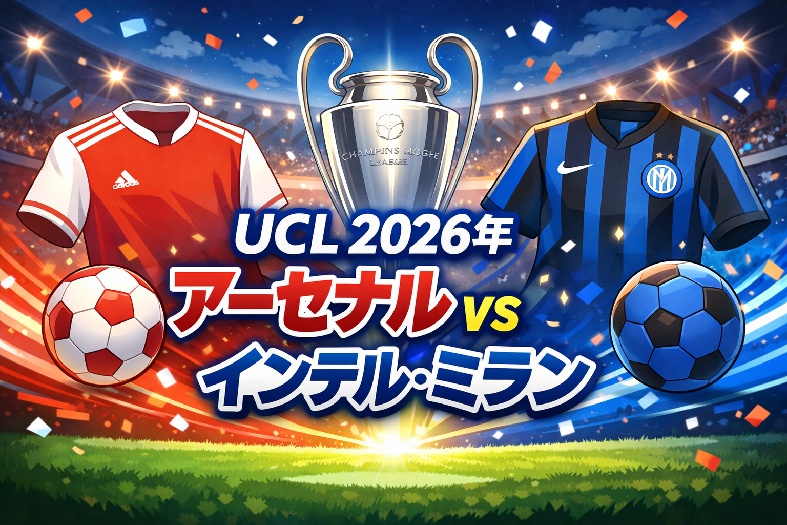 UCL 2026年 アーセナル vs インテル・ミラン