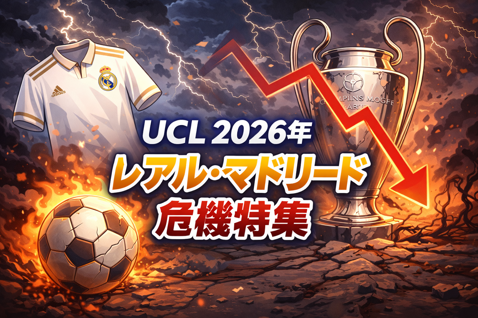 UCL 2026年 レアル・マドリード 危機特集