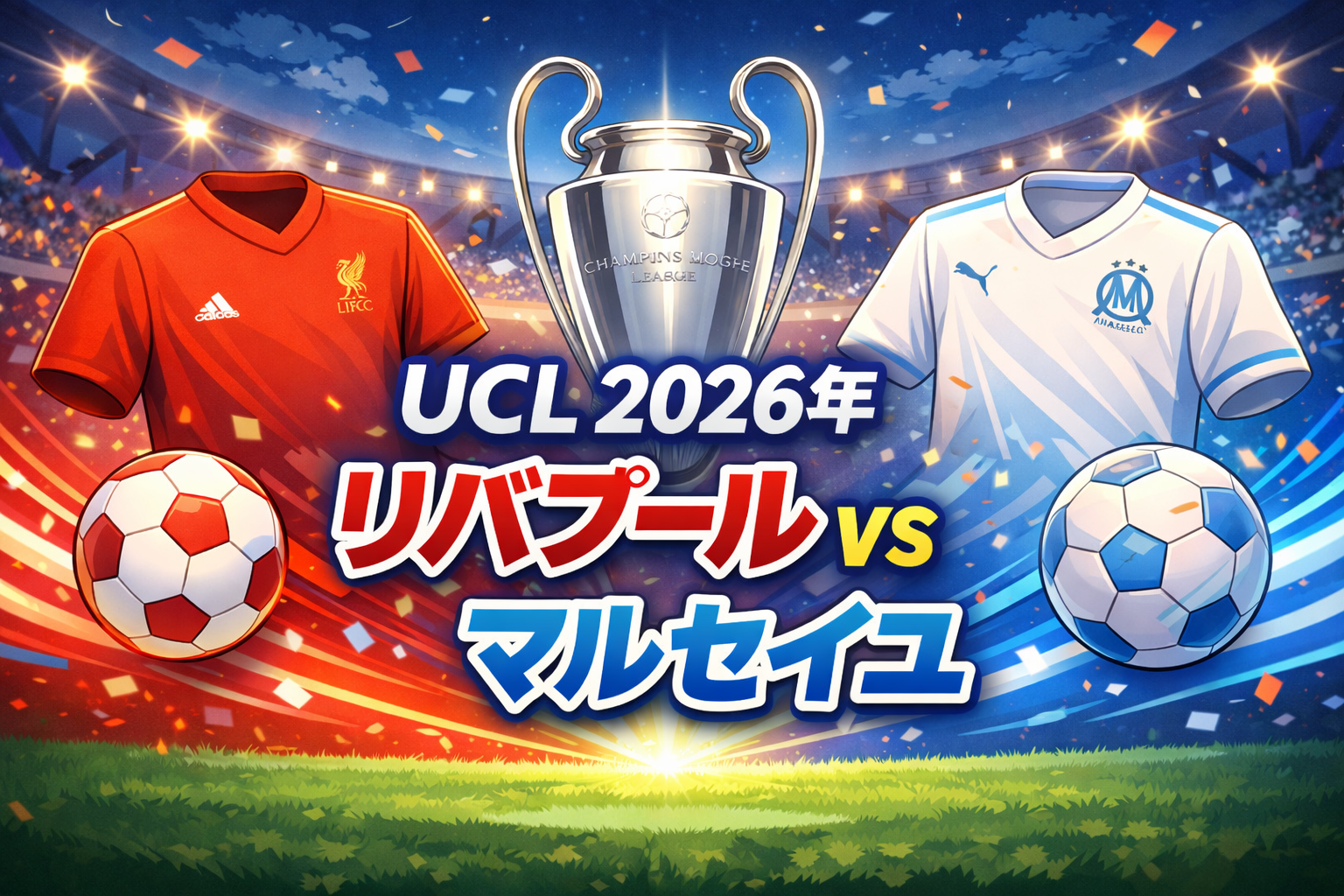 UCL 2026年 リバプール vs マルセイユ
