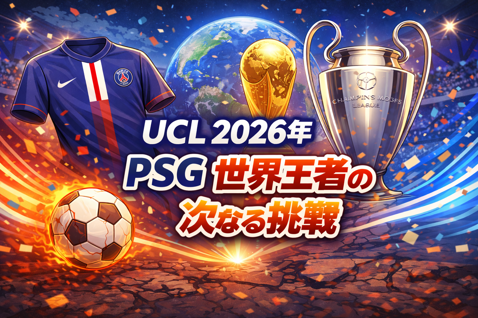 UCL 2026年 PSG世界王者の次なる挑戦