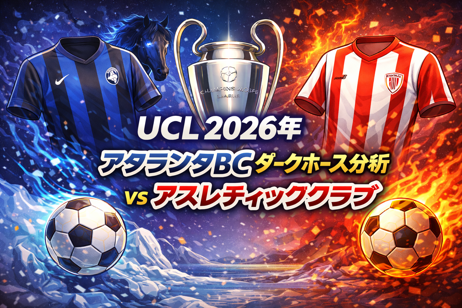 UCL 2026年 アタランタBC ダークホース分析 vs アスレティッククラブ