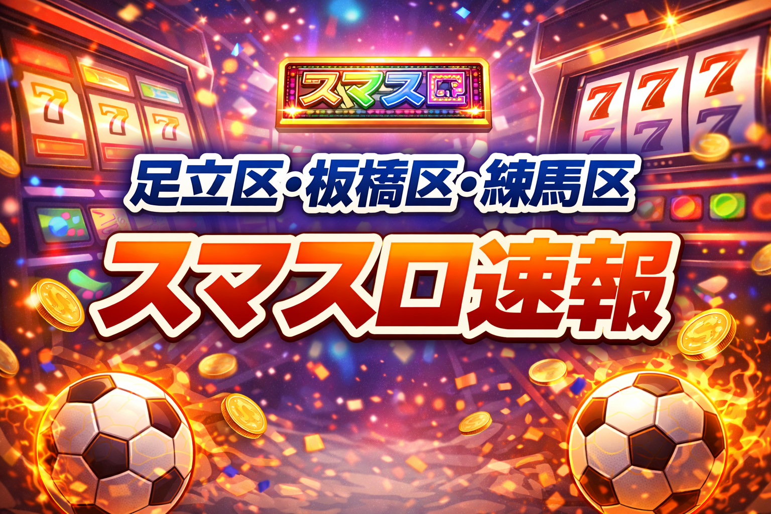 足立区・板橋区・練馬区スマスロ速報
