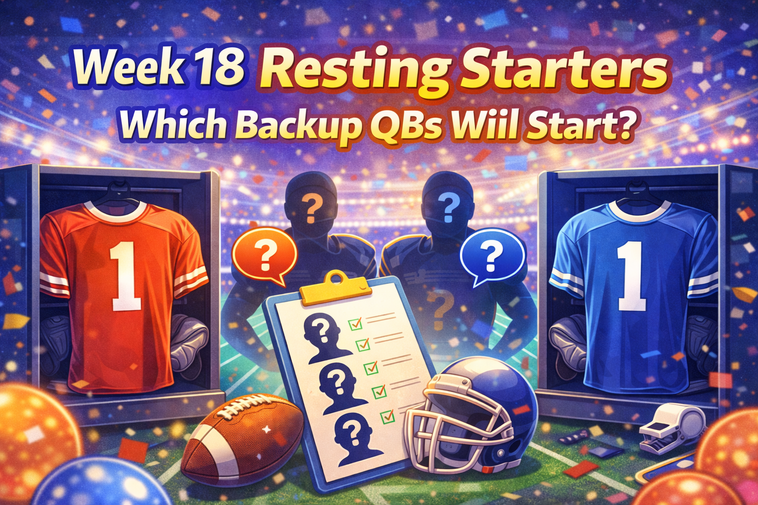 Week 18 Resting Starters Which Backup QBs Will Start?