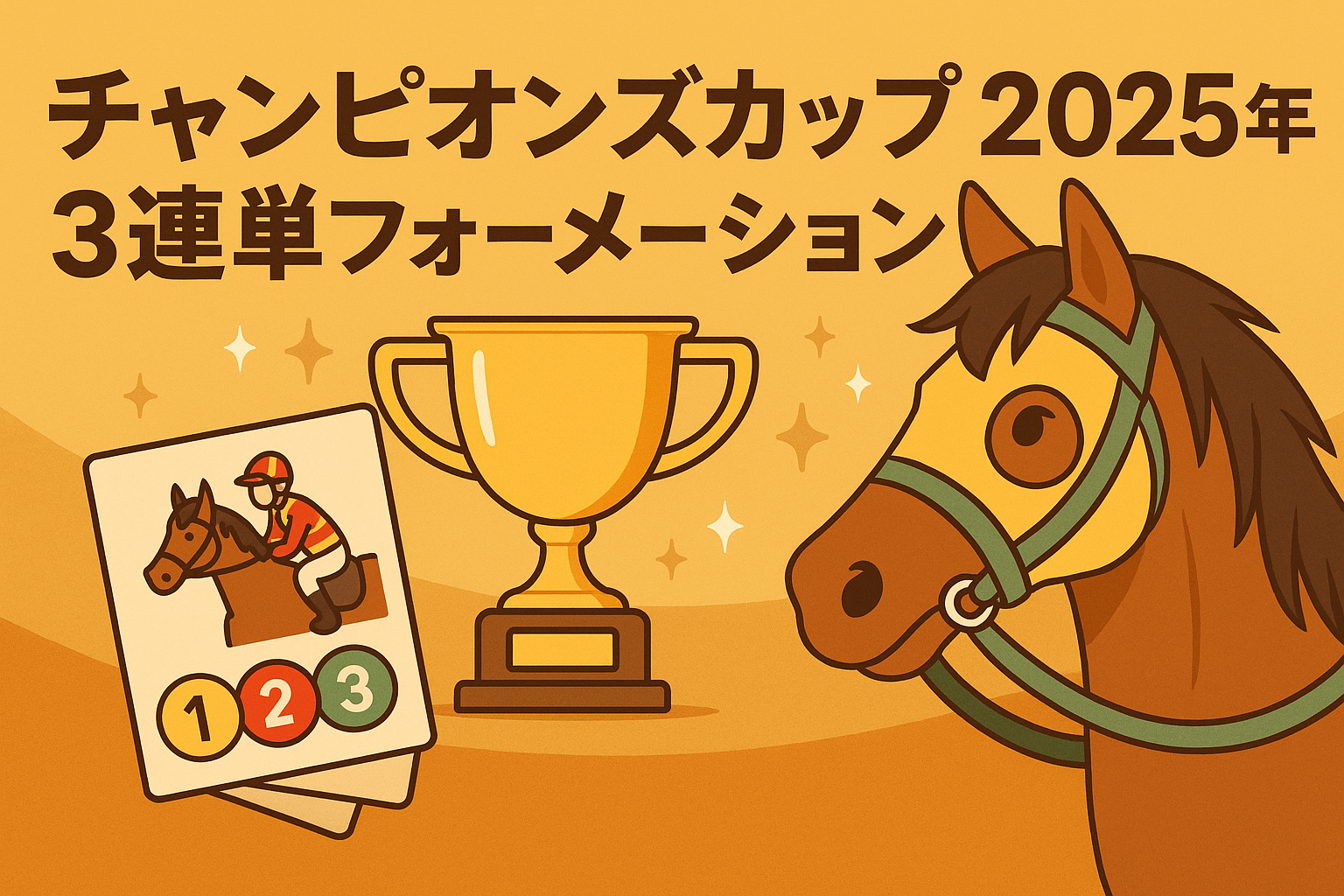 チャンピオンズカップ 2025年 3連単フォーメーション
