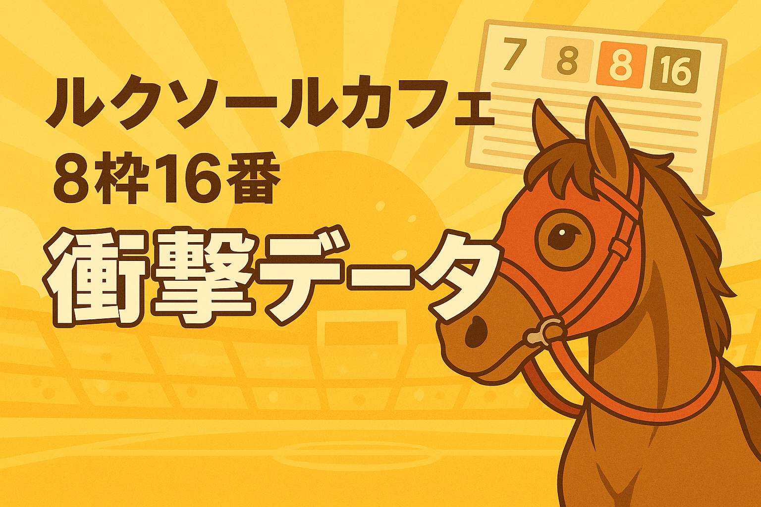 ルクソールカフェ 8枠16番 衝撃データ