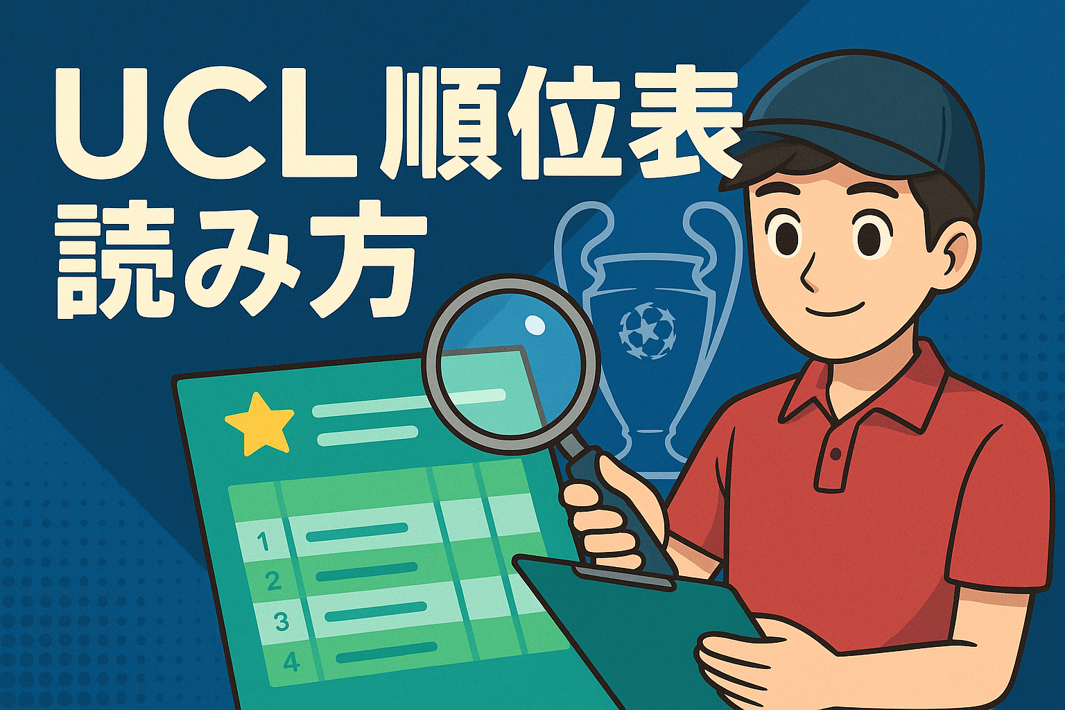 UCL 順位表 読み方