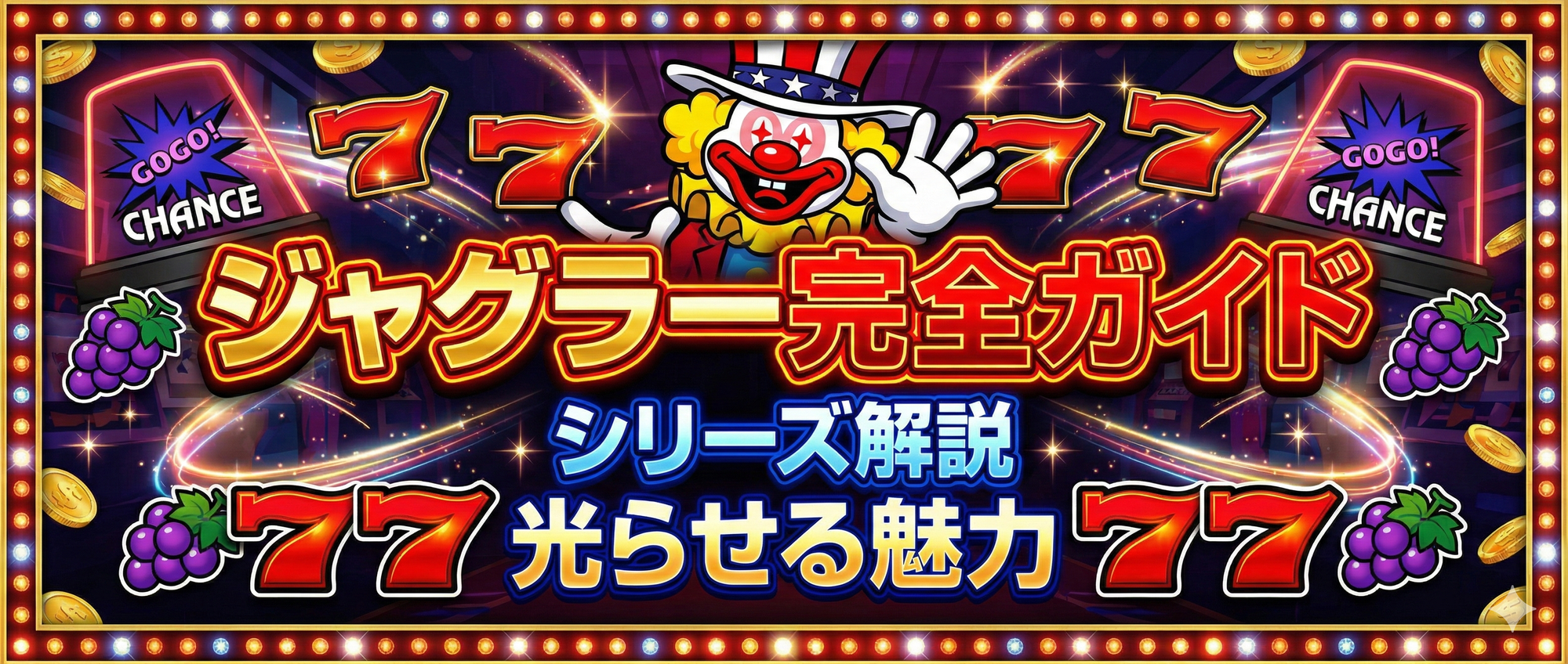 ジャグラー完全ガイド|シリーズの違いと光らせる楽しさを解説