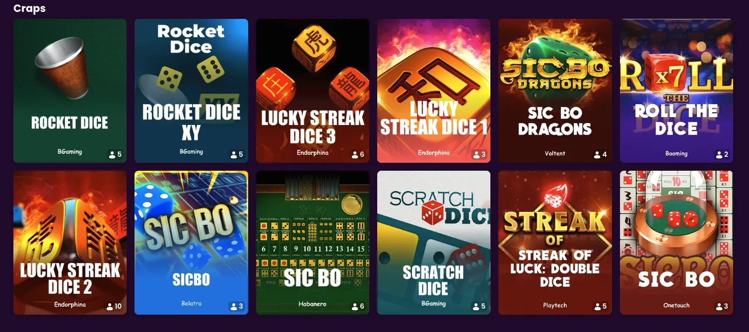 TrustDice now proudly features Bubble Craps and other thrilling Craps variants
