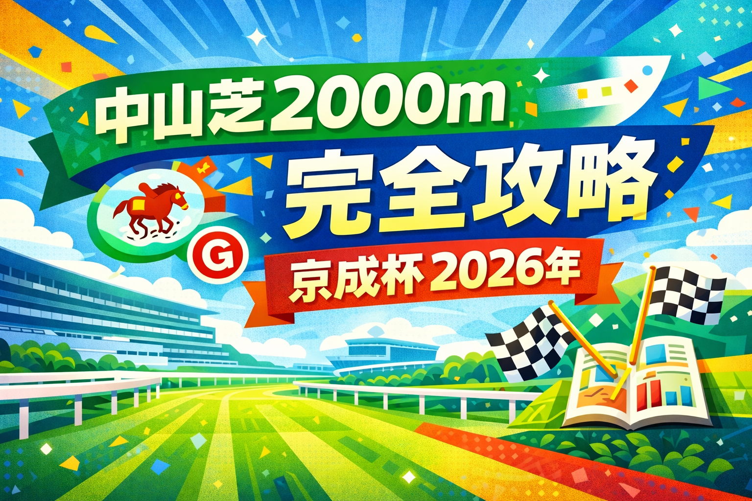 中山芝2000m完全攻略 京成杯2026年