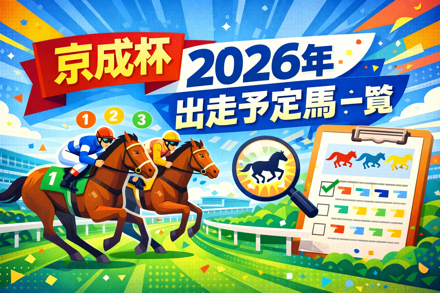 京成杯 2026年 出走予定馬 一覧