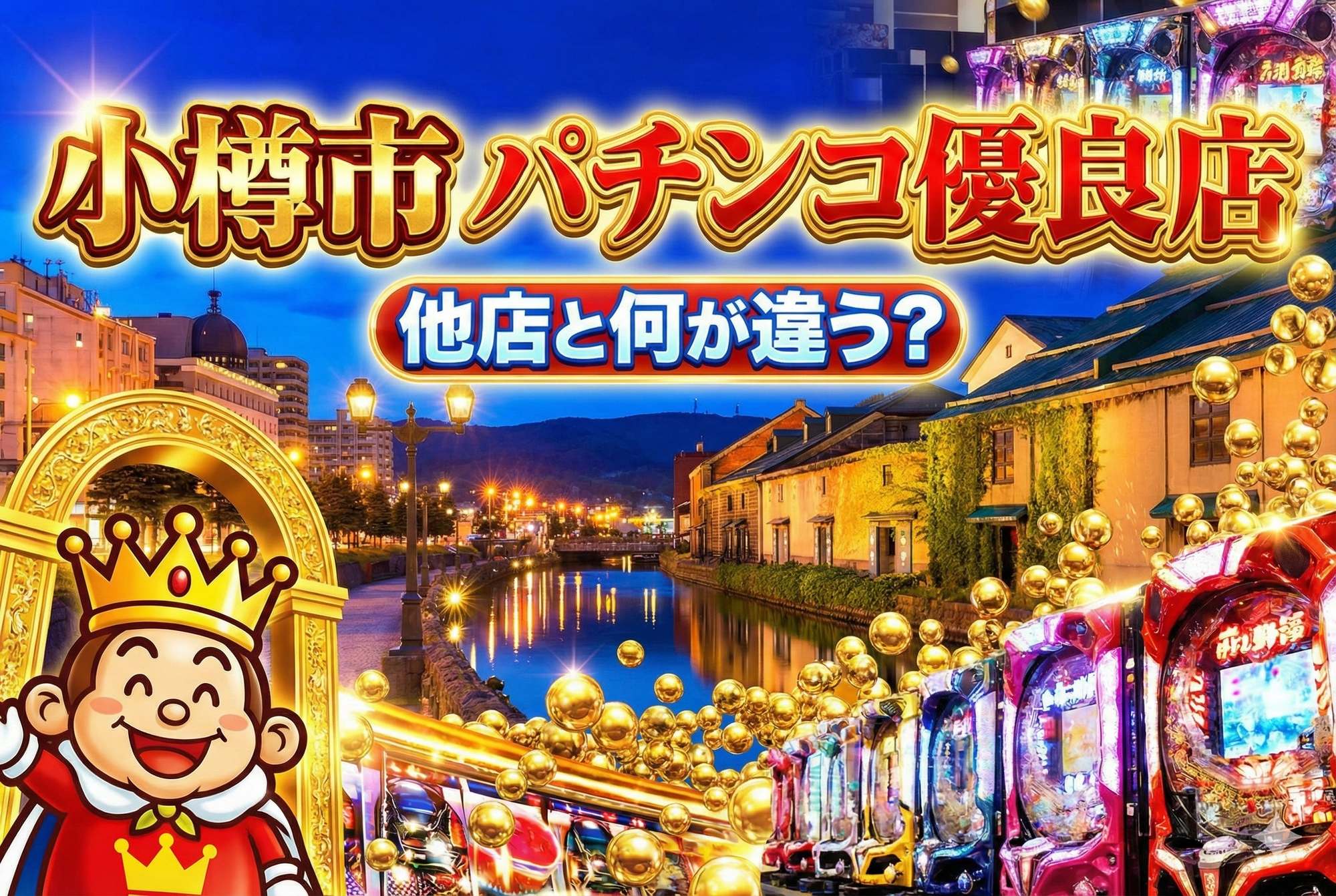 小樽市でパチンコ優良店と呼ばれる理由|他店と何が違う?