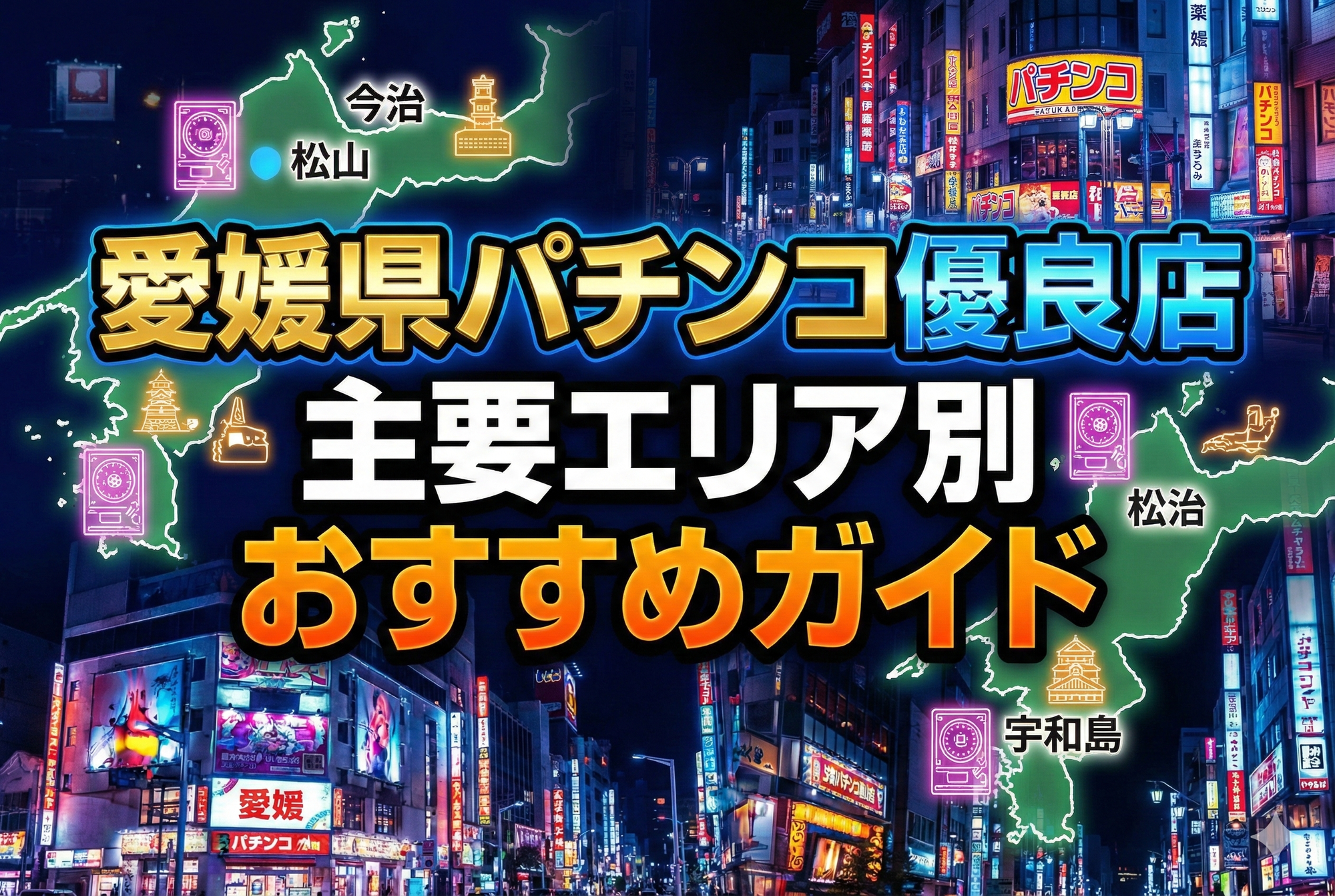 愛媛県パチンコ優良店徹底ガイド|主要エリア別おすすめとオンラインの楽しみ方