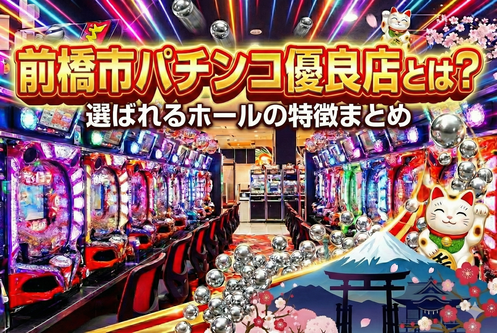 前橋市のパチンコ優良店とは?選ばれるホールの特徴まとめ