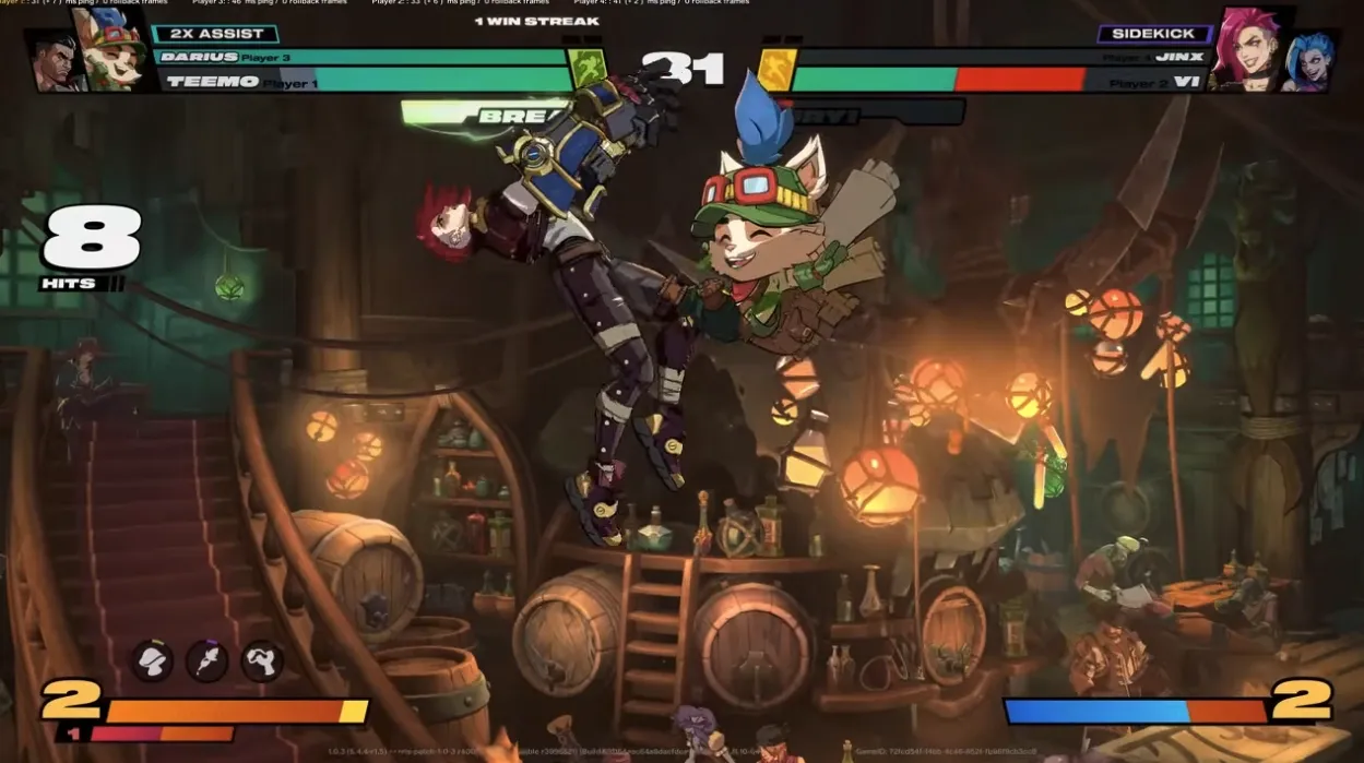 Roster de personajes actual de 2XKO