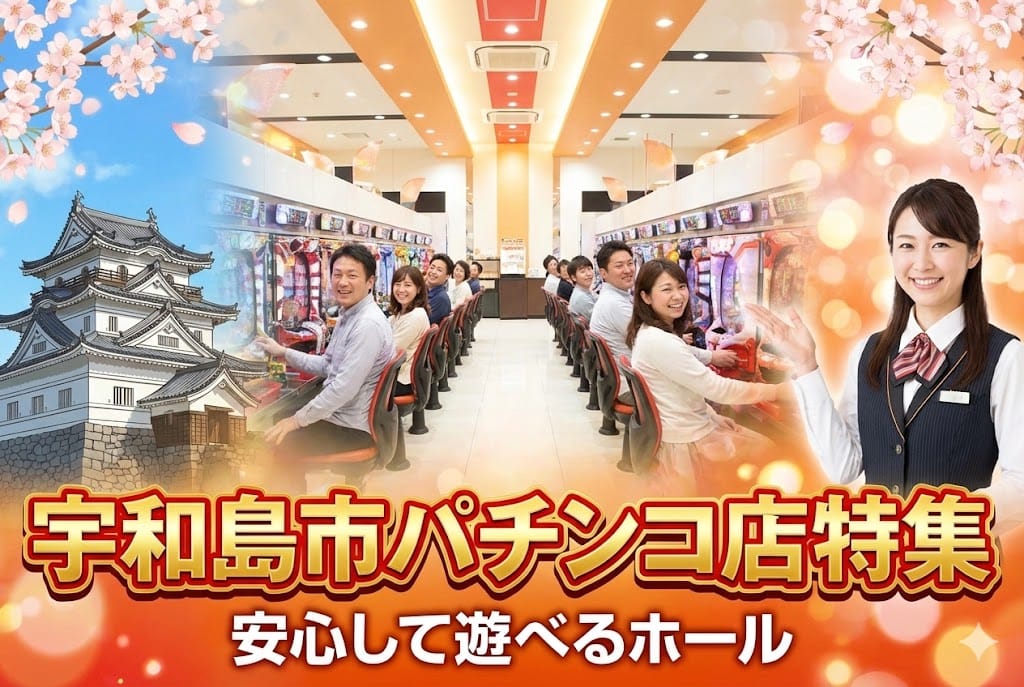 宇和島市の地元密着パチンコ店特集|安心して遊べるホールを紹介