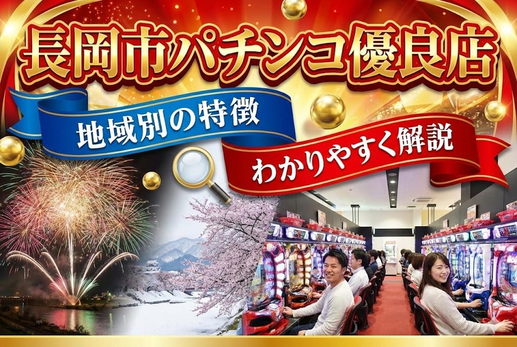 長岡市のパチンコ優良店とは?地域別に特徴を解説