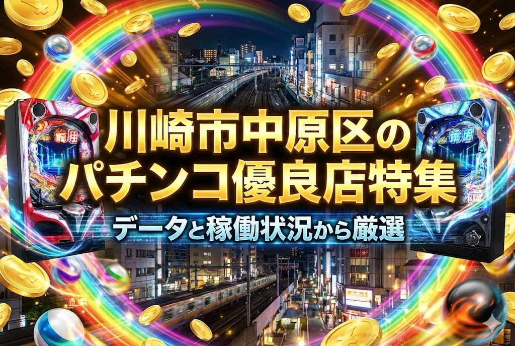 川崎市中原区のパチンコ優良店特集|データと稼働状況から厳選