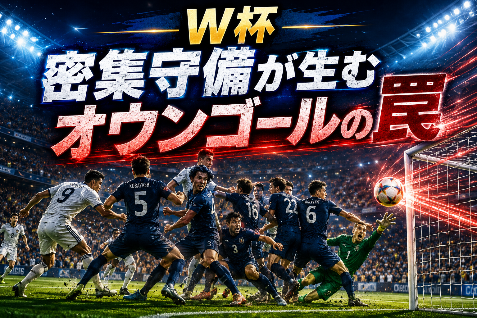【W杯2026予想】オウンゴールは運じゃない。密集守備が生む高配当の罠