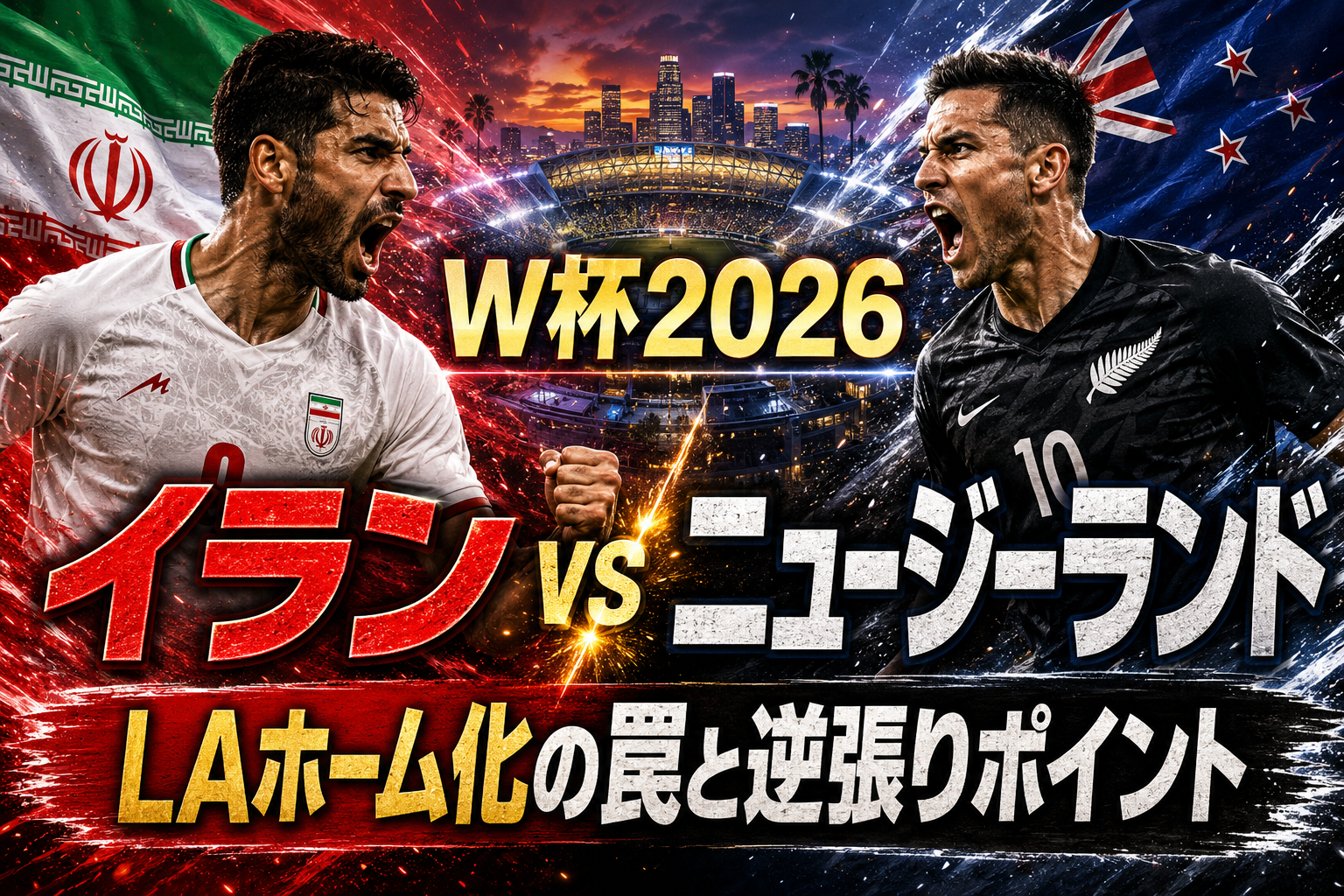 【W杯2026観戦ガイド】イラン vs ニュージーランド