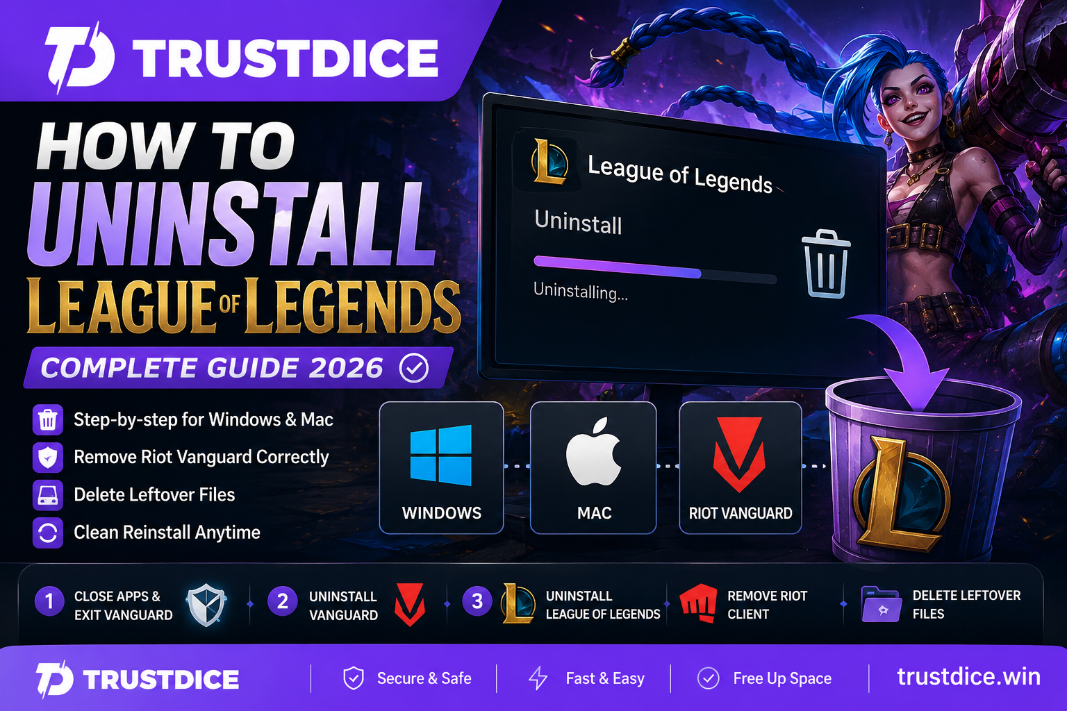 How to Uninstall League of Legends in 2026: Complete Step-by-Step Guide for Windows & Mac