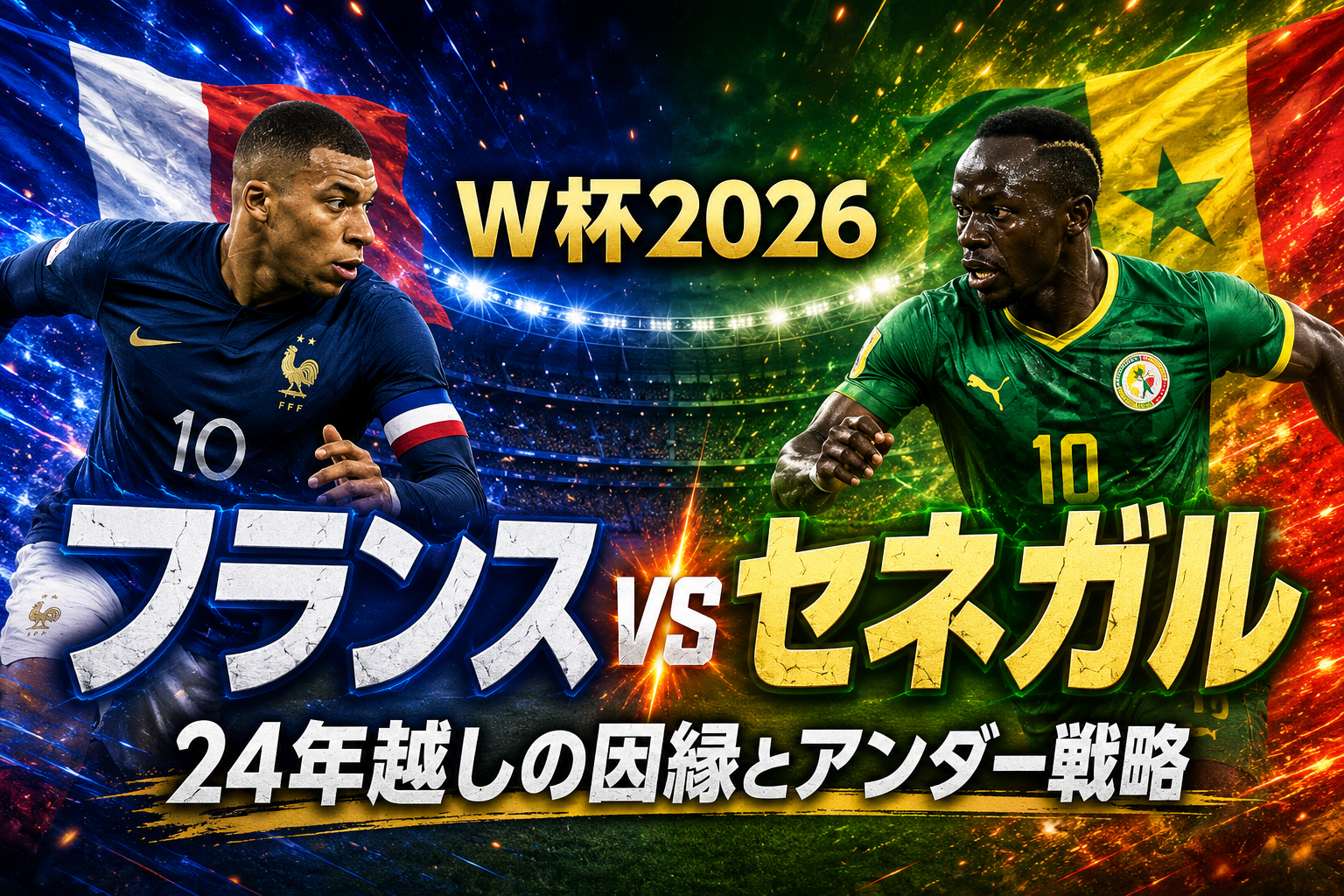 【W杯2026】フランス vs セネガル予想