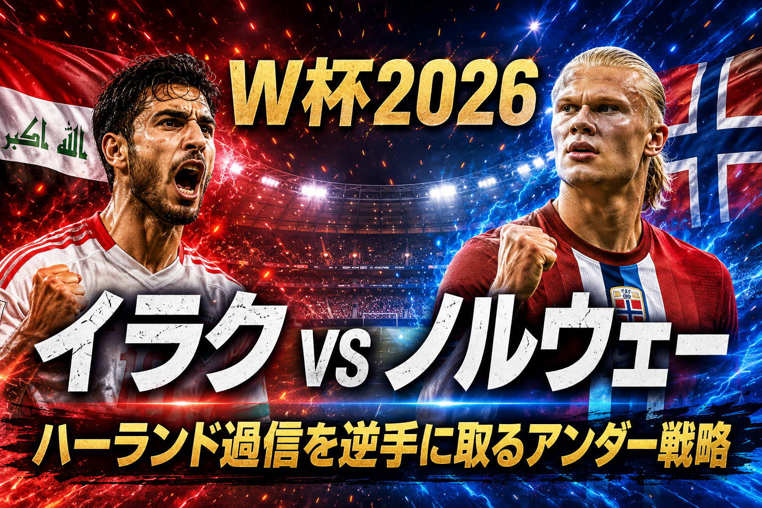 【W杯2026】イラク vs ノルウェー予想